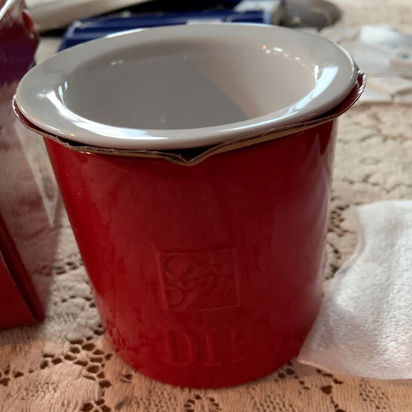 🦩NEW Gourmet Village Bistro Dip Chiller in brick red - Picture 7 of 7